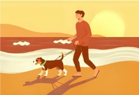 犬の散歩