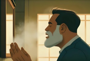 髭の男性